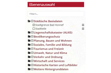 ebenenauswahl