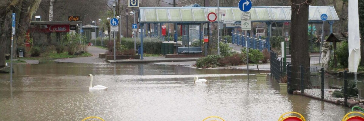 Hochwasser Stadtbahn Bad Honnef