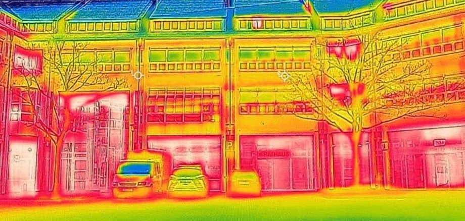 Thermografische Aufnahme Rathaus