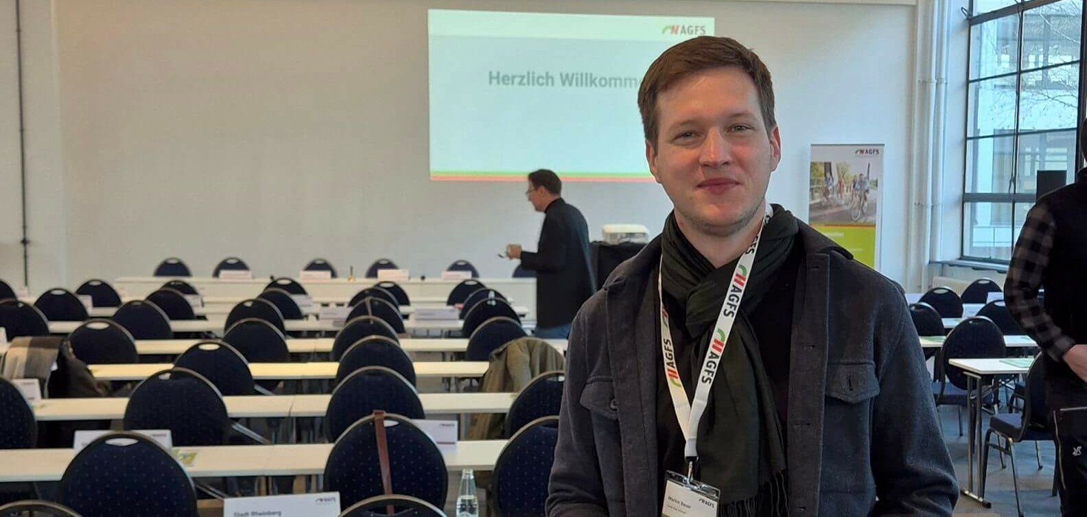 Mobilitätsmanager bei der Versammlung