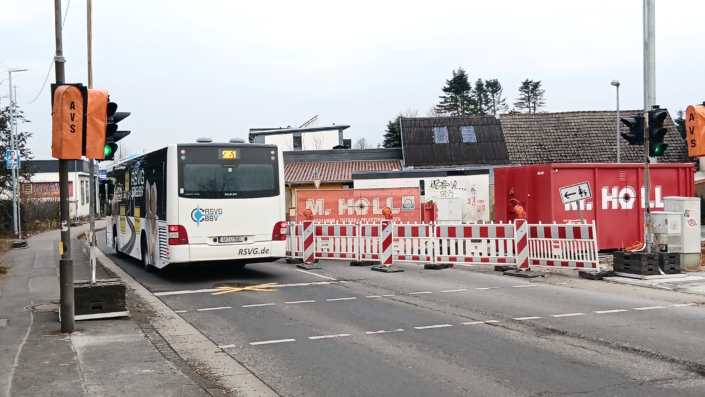 Bauarbeiten Mobilstation