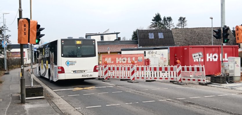 Bauarbeiten Mobilstation