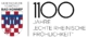 Logo 1100Jahre Bad Honnef, Stadtmarke sowie 1100 mit Zusatz echte rheinische Fröhlichkeit