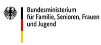 Bundesadler Deutschladfarben Bundesministerium für Familie, Senioren, Frauen und Jugend